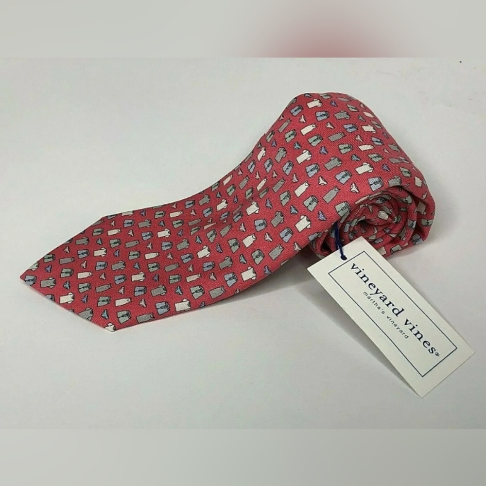 Vineyard Vines x Fruit of the Loom Men's Tie in Pink NWT